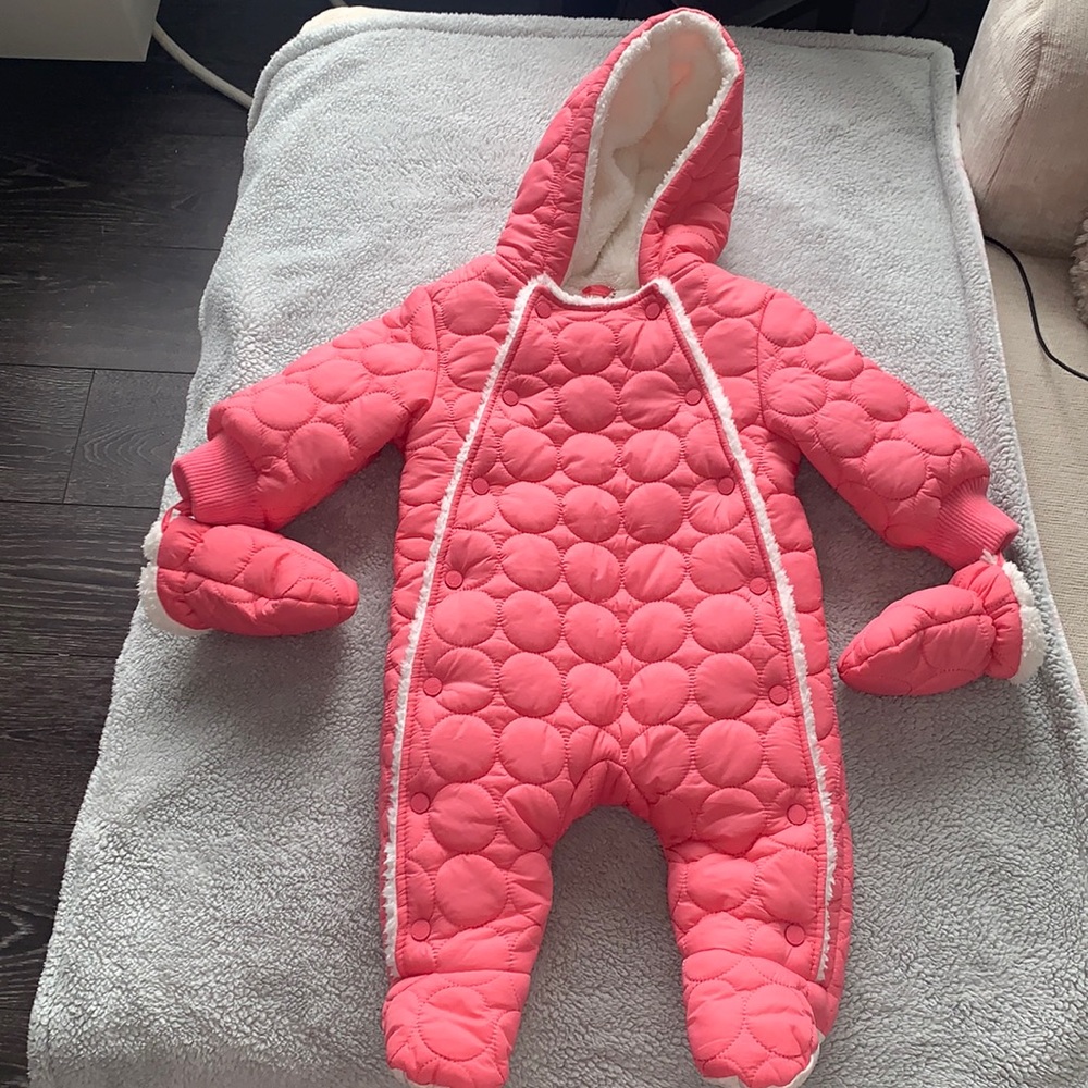 NWT Snow Suit with detachable mittens